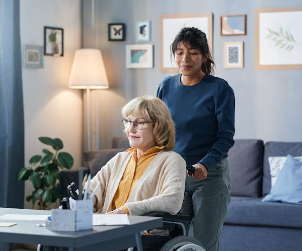 NDIS participant receiving SIL support at home